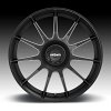 Rotiform DTM R168 Matte Black Custom Wheels Rims 5